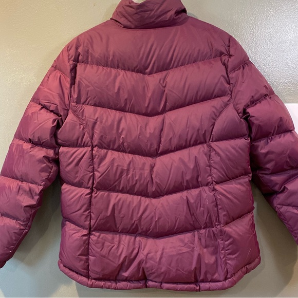 L.L. Bean Women's Purple Goose Down Puffer Jacket - Picture 3 of 4